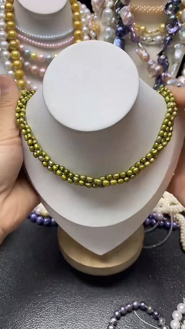 颈饰未镶嵌淡水珍珠多人