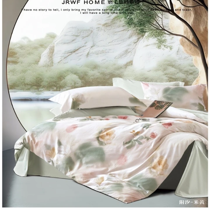 【南瓜定制】100%全棉数码印花四件套