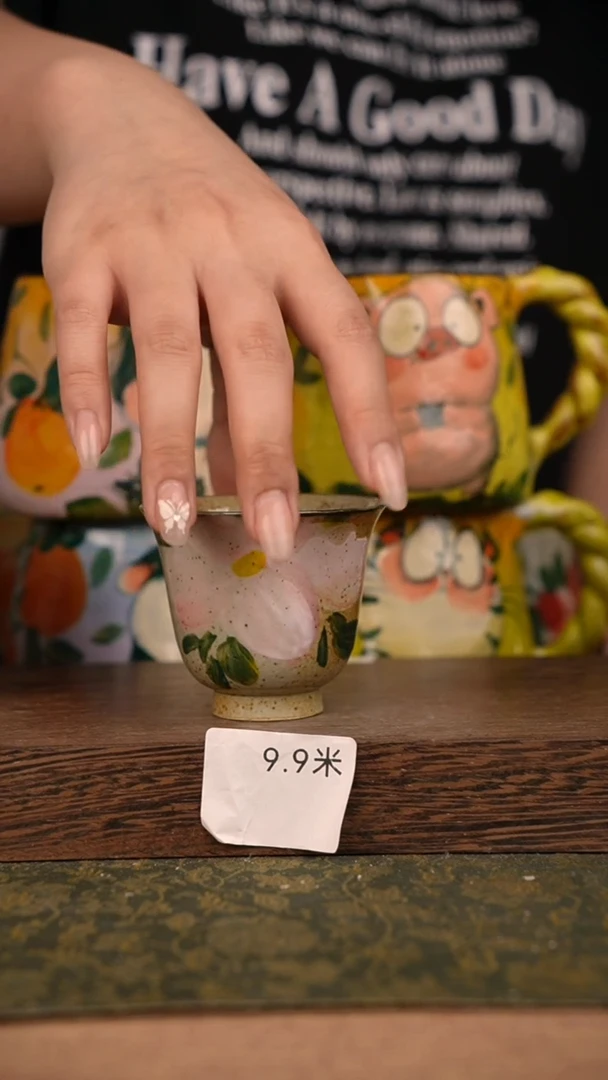 摆件泥垚手作 景德镇手工手绘器物