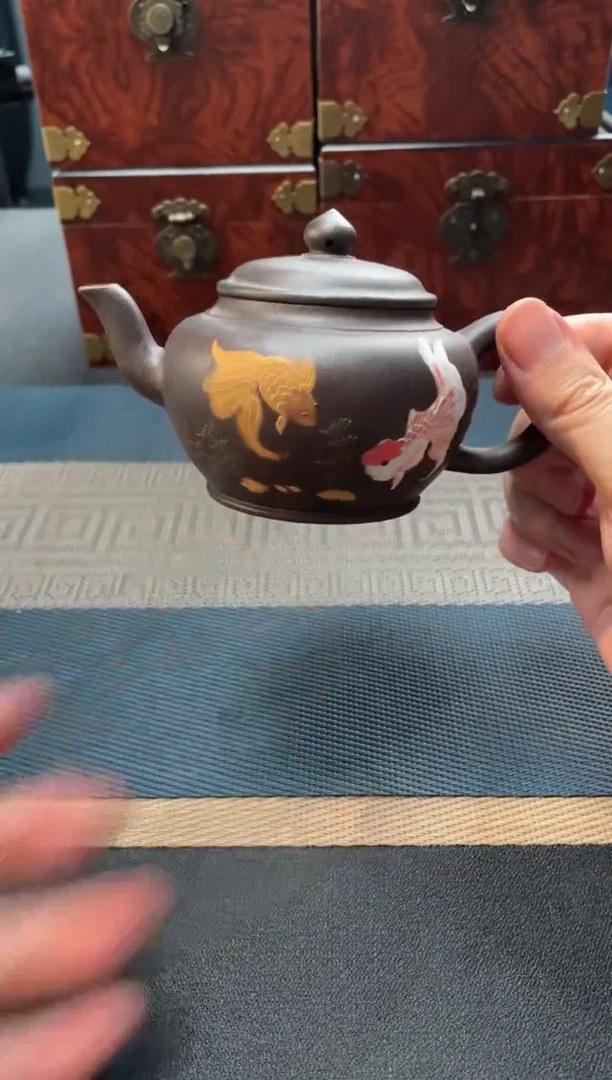 茶壶紫砂82 宜兴原矿紫砂