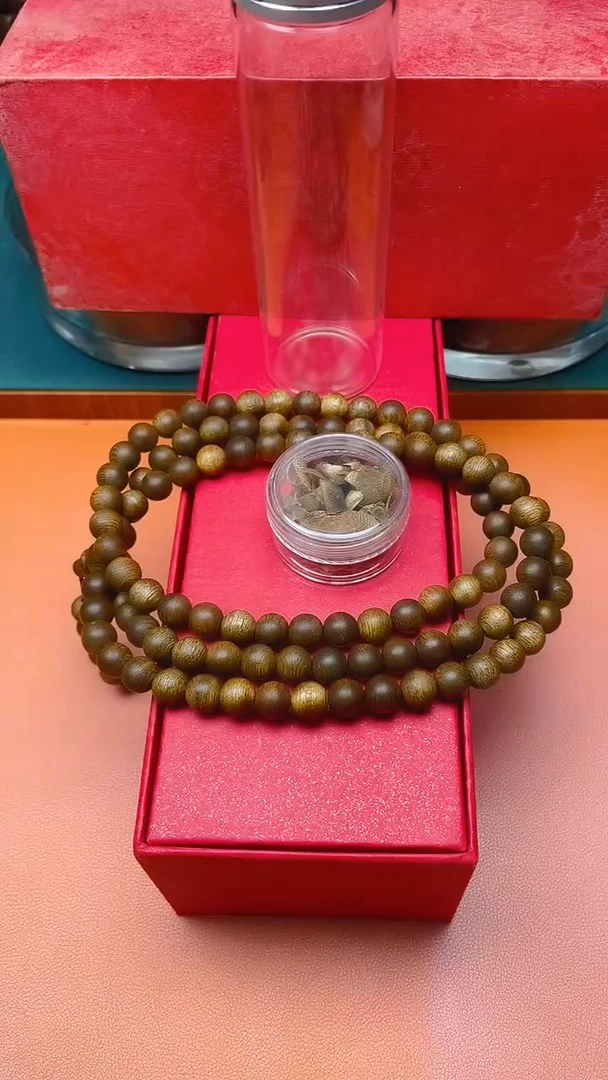 【闪购商品】沉香手串海南金沙叶0.8多圈B0896880