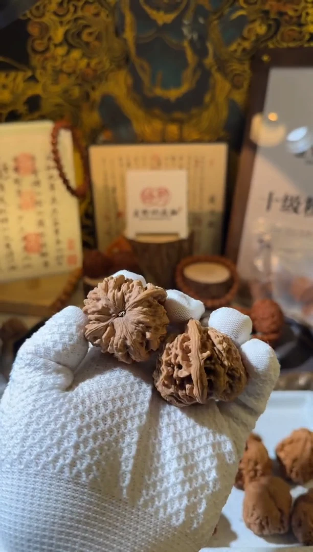 文玩核桃把件小****）官帽（4）