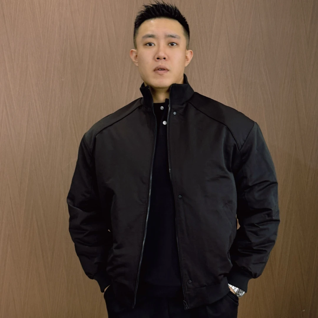 【大壮专属】冬季拼接运动户外外套高级感长袖百搭立领棉服H25023