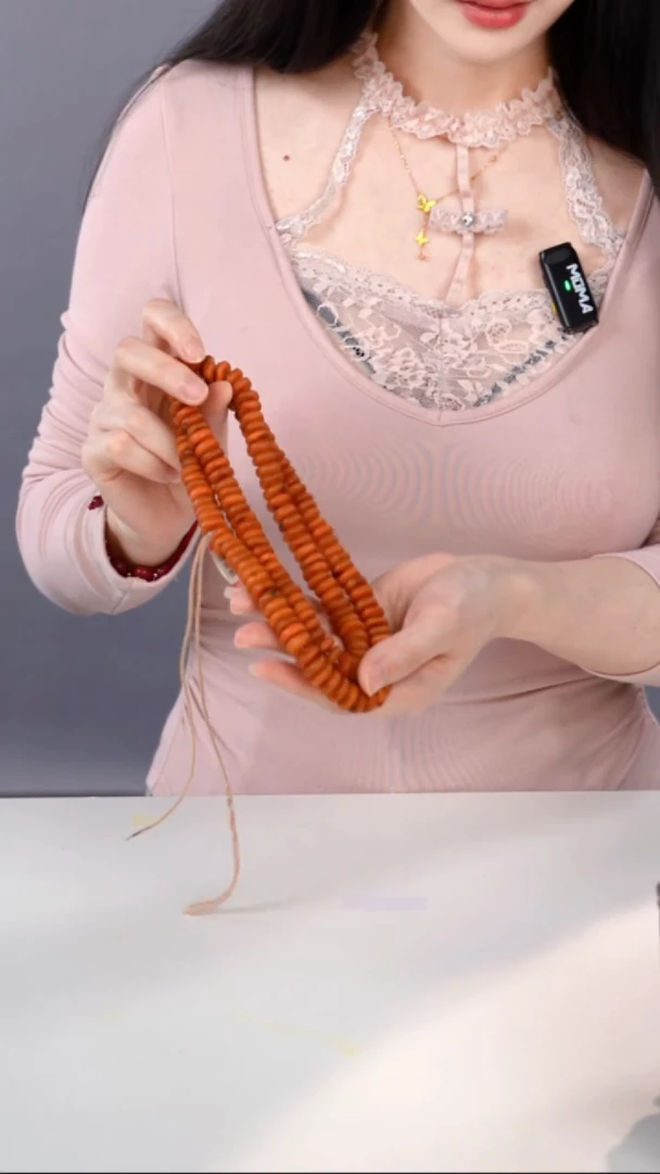 未镶嵌蜜蜡手链饼型 珠串