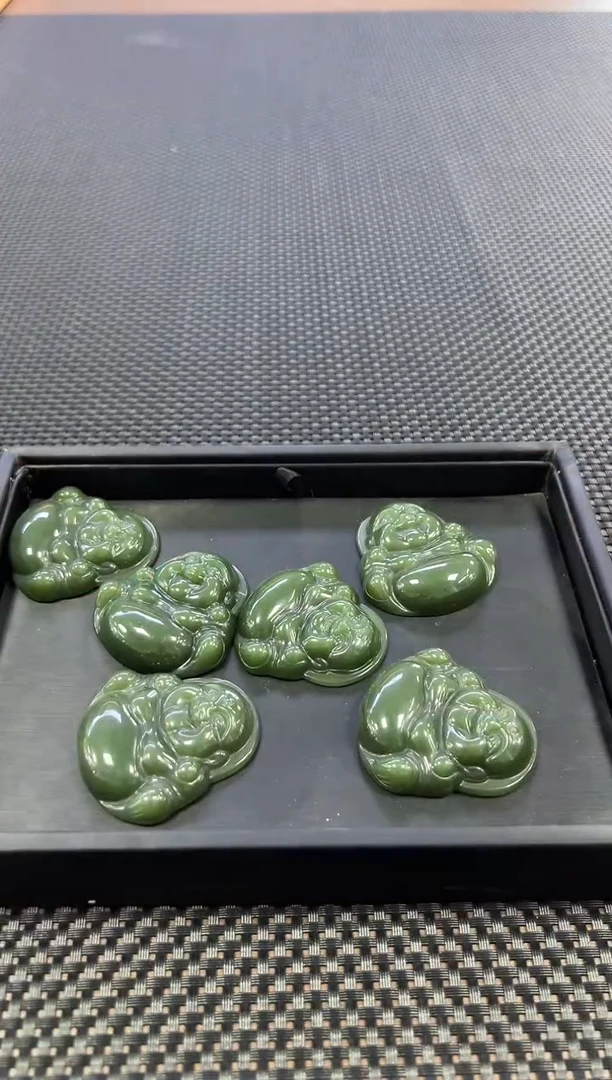 【闪购商品】和田玉挂件未镶嵌佛公挂件（多样性发一件）