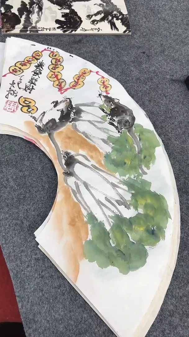 国画周大拙/国画/花鸟