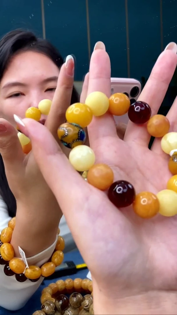 裸石琥珀未镶嵌12/15多样性发其一20