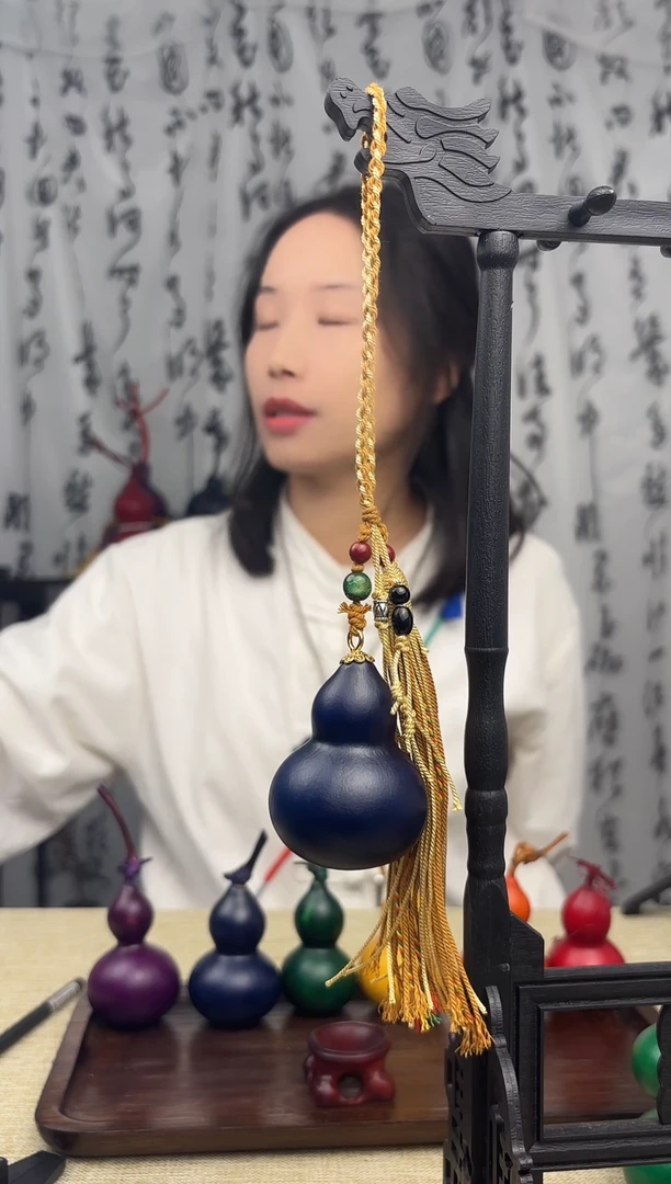 大漆葫芦挂件---039