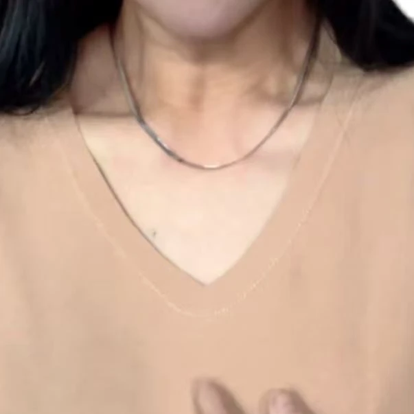 宽蛇骨链   哈哈服装