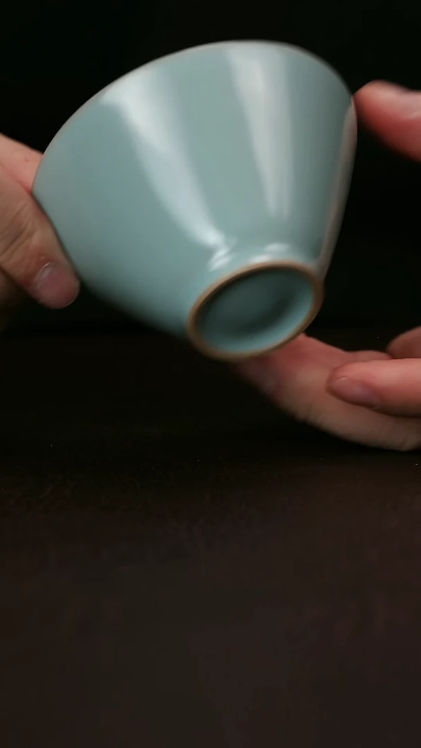 其他汝官窑小斗笠杯17