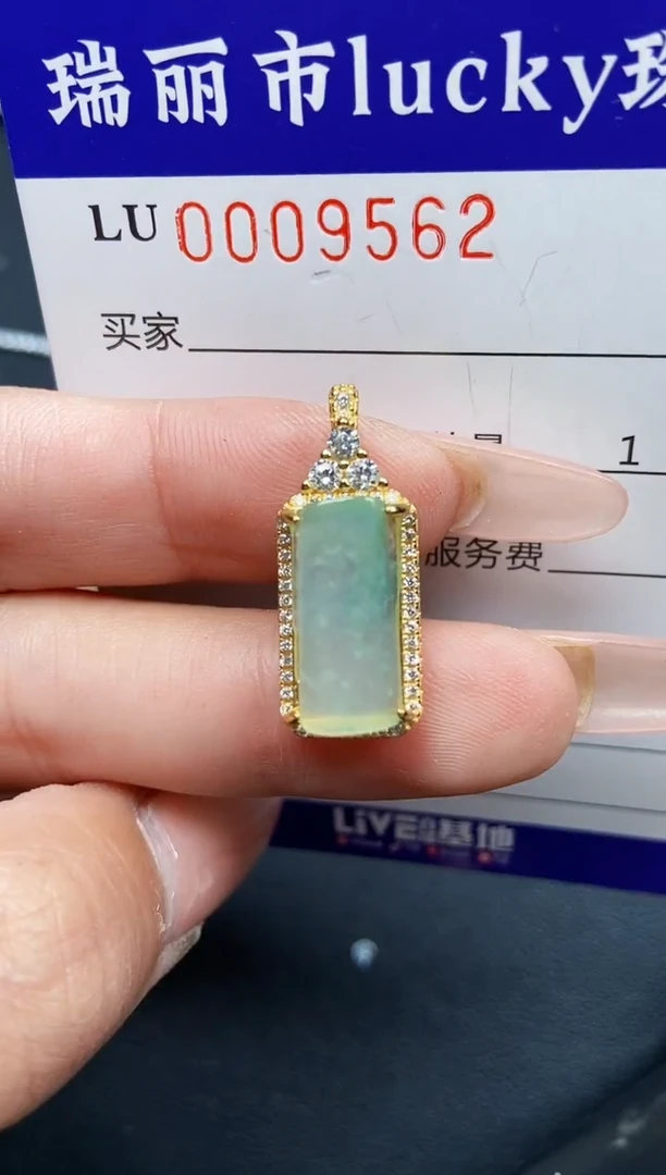 【闪购商品】翡翠颈饰银S925镶嵌9562