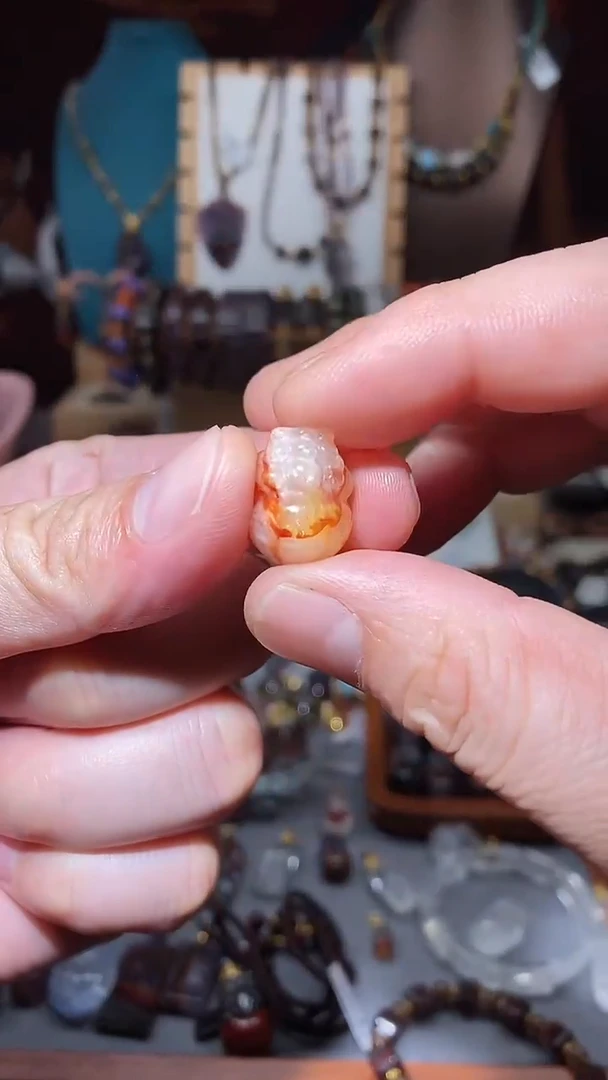 水晶珠宝半成品未镶嵌胶花单颗貔貅多样性发一个