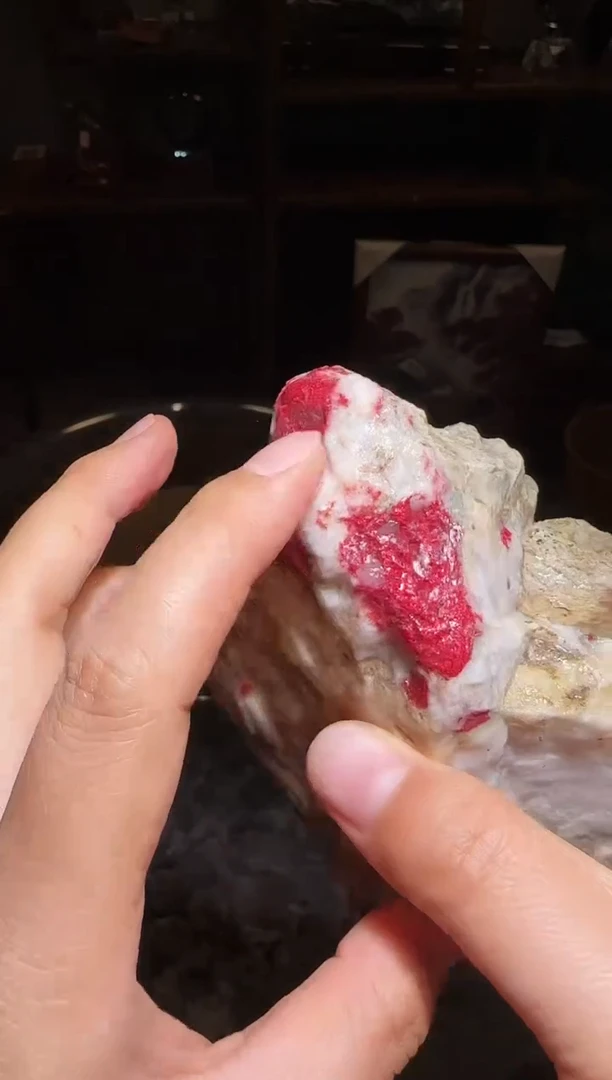 天然辰砂朱砂毛料40