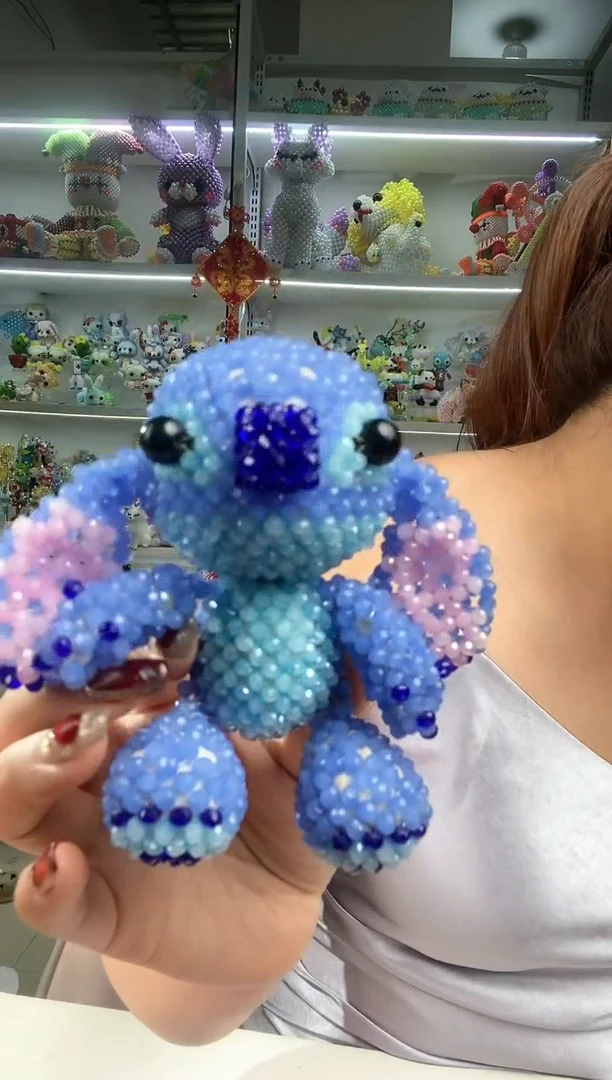 玻璃0170卡4水晶史迪仔材料包1套