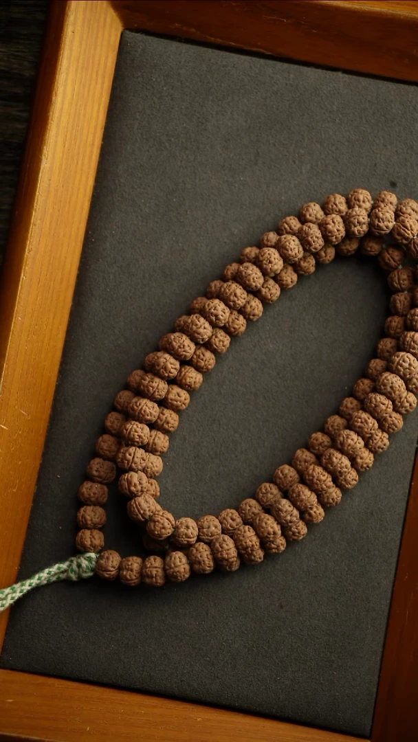 手串金刚菩提原桩四瓣老树王长串 8+ 2899