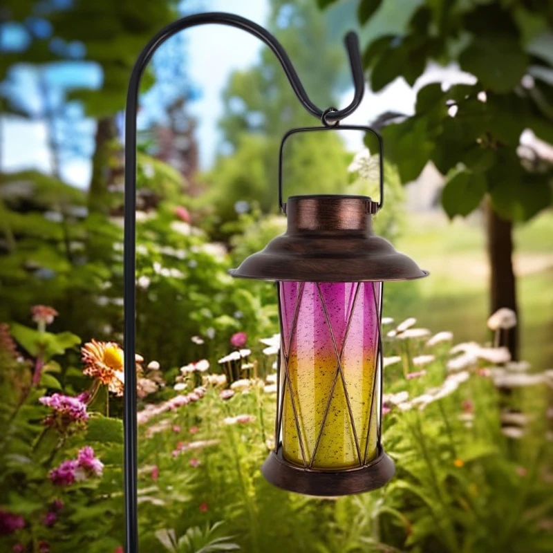 太阳能户外灯庭院灯花园布置别墅装饰氛围灯吊灯挂灯景观风灯26