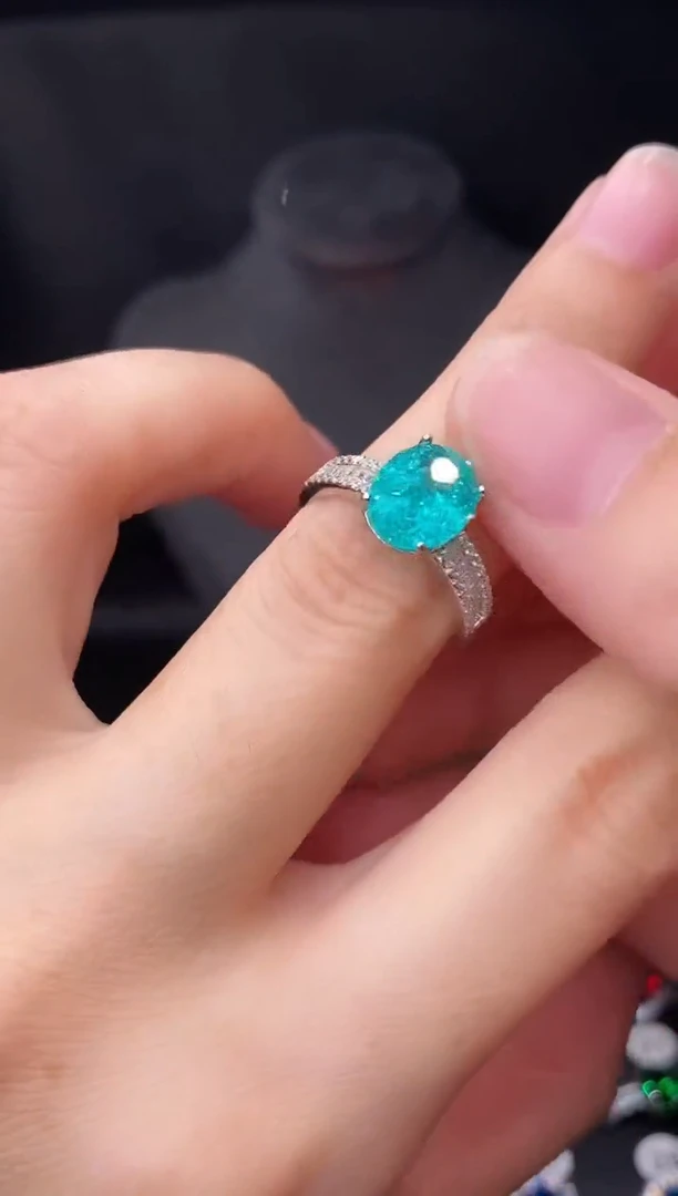 5克拉碧玺（处理）欧美风戒指