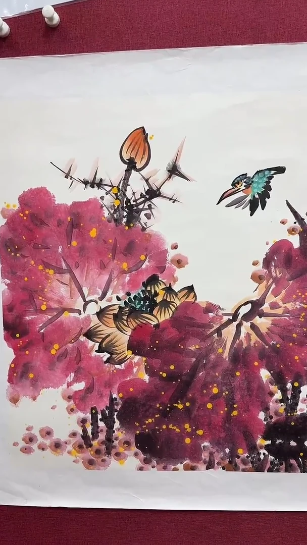 国画恒****板杨风顺书画精品