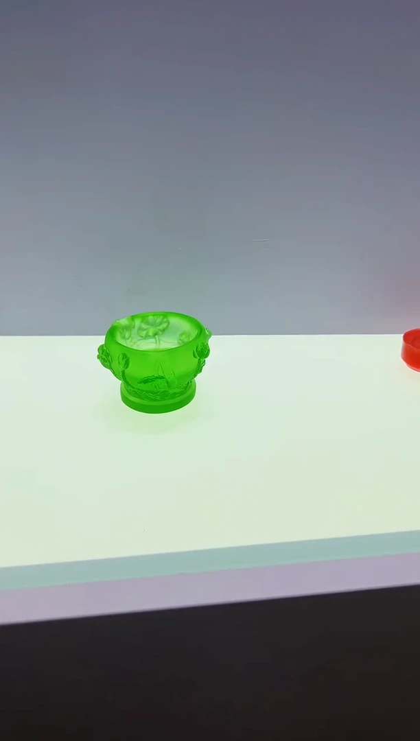 【闪购商品】泥塑古法琉璃烛台摆件