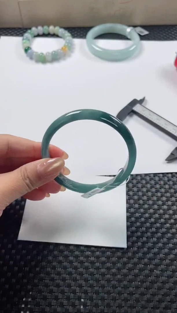 未镶嵌手镯翡翠基地发货H 4629  59+