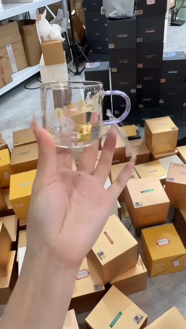 @@禾器晶彩逸杯瑞币纹浅紫色（无盒）