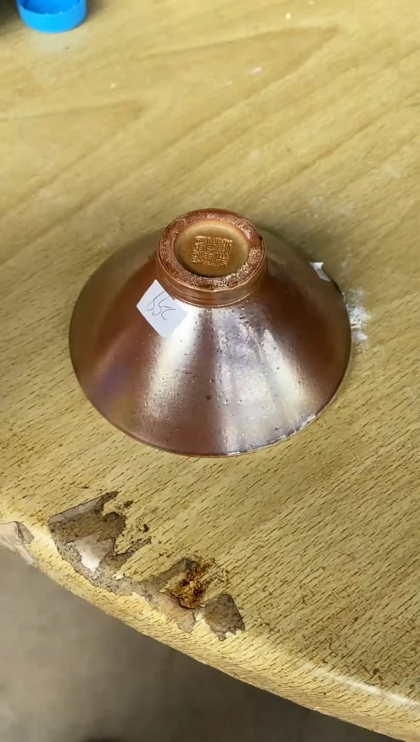 浪鬼柴烧无釉龙窑系列梅***常杯