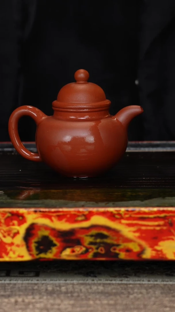 【闪购商品】紫砂茶壶微瑕掇球红清水半手工