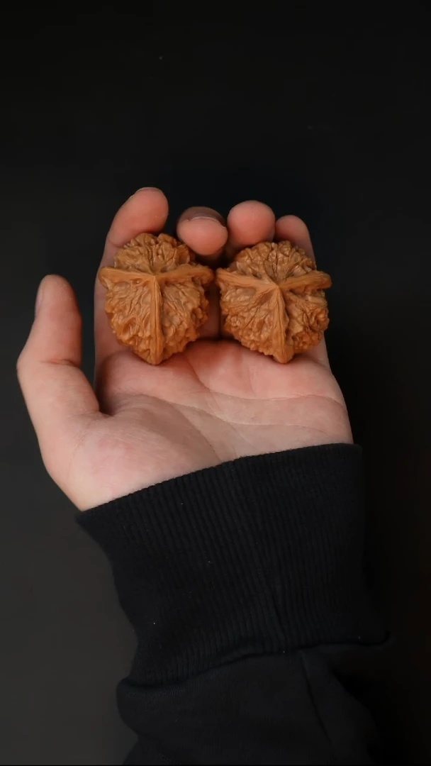把件文玩核桃玉玺3棱尺寸41