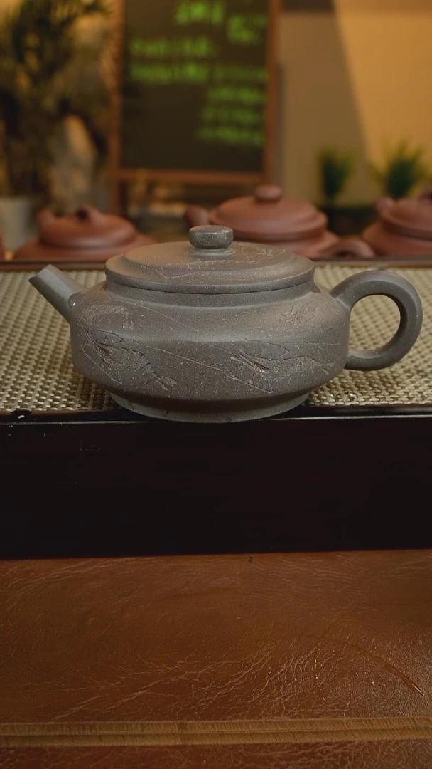 茶壶紫砂用****3大水谭清灰紫泥老块 175cc豆