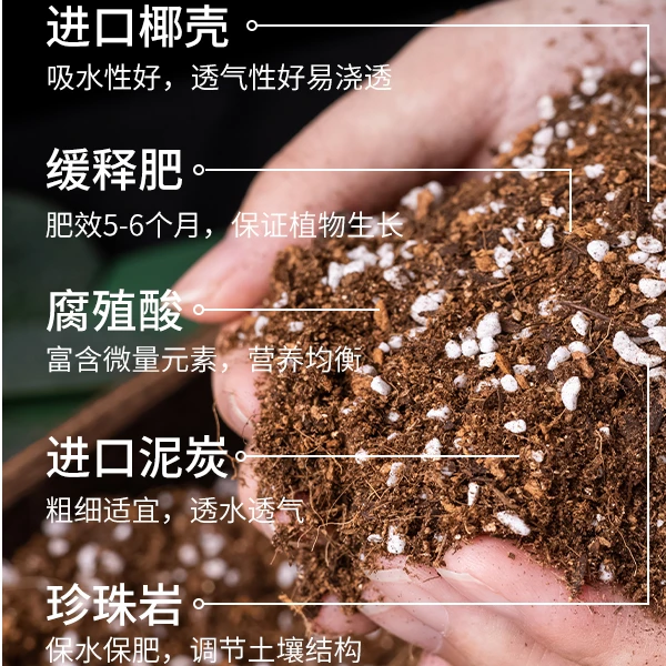 轻质土买10包送一包共11包种花种菜种树泥炭土家庭园艺种植土