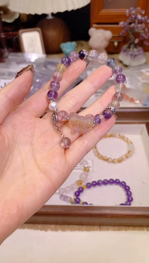 【闪购商品】萤石手链未镶嵌352手串