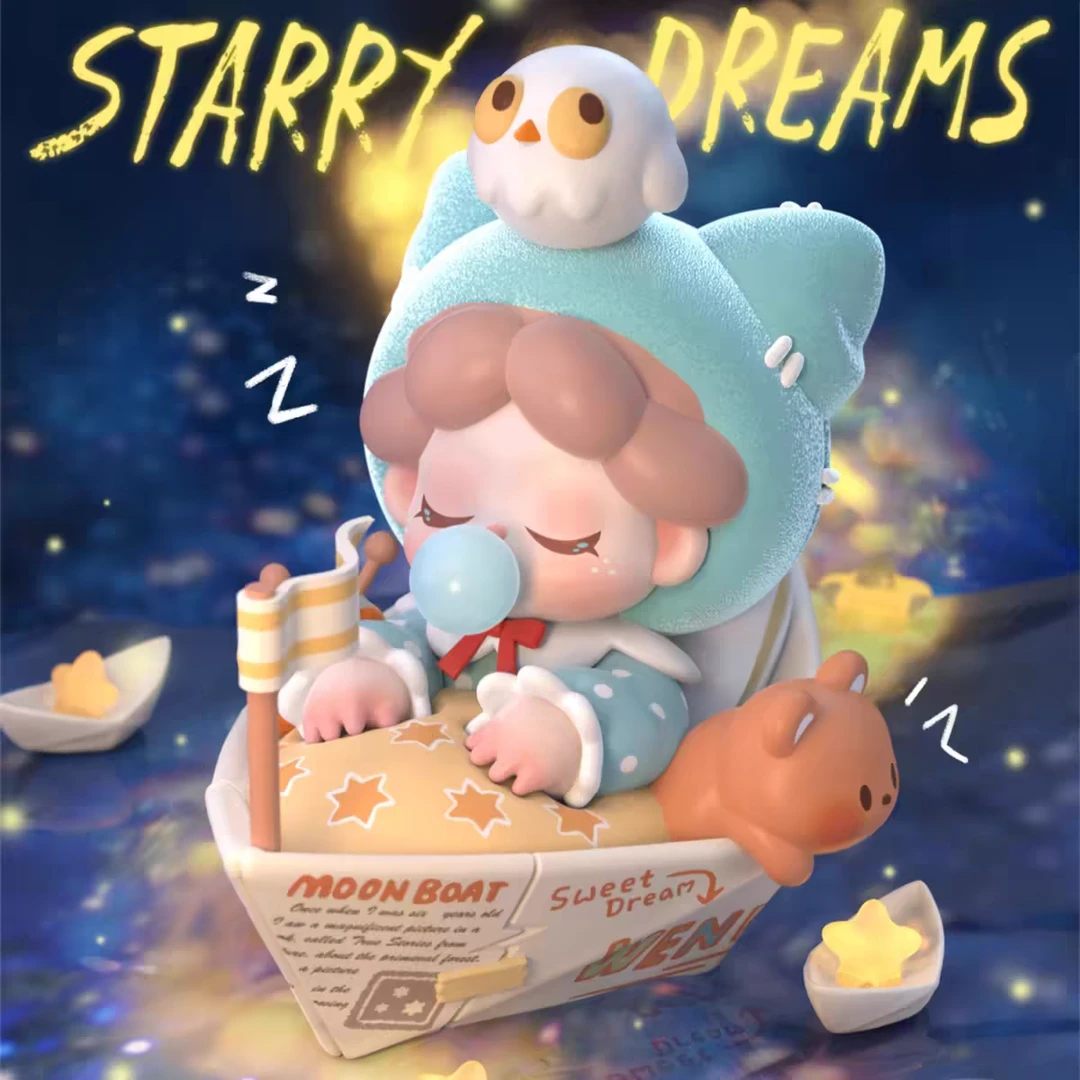 【拆盒】wendy四代跟着月亮走盲盒手办潮玩可爱礼物玩具摆件