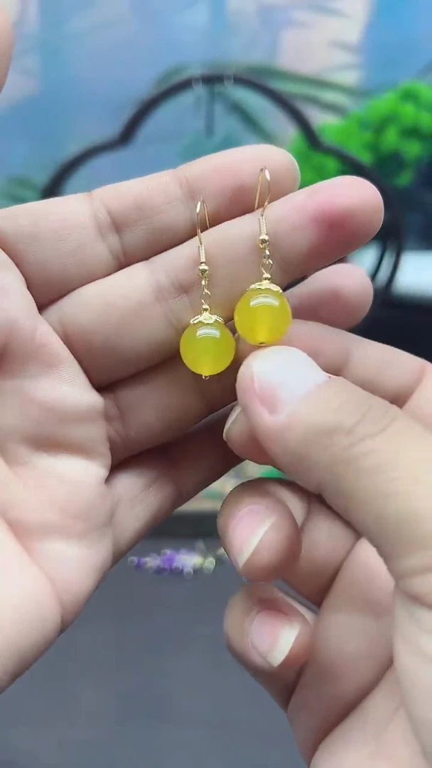 未镶嵌耳饰玛瑙/玉髓031