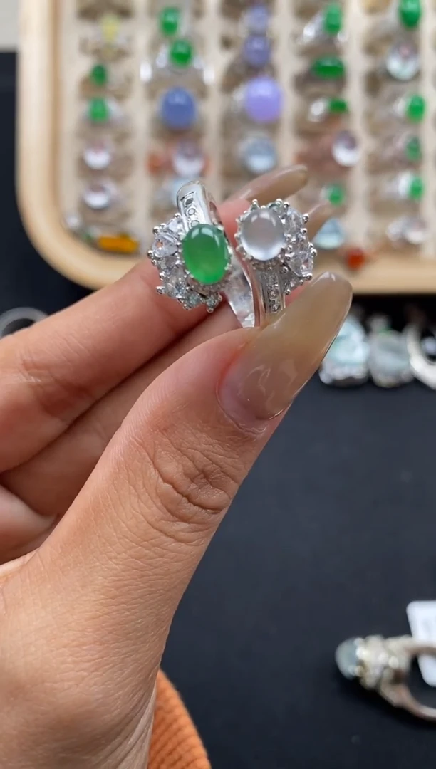 未镶嵌戒指翡翠缅甸天然a货翡翠