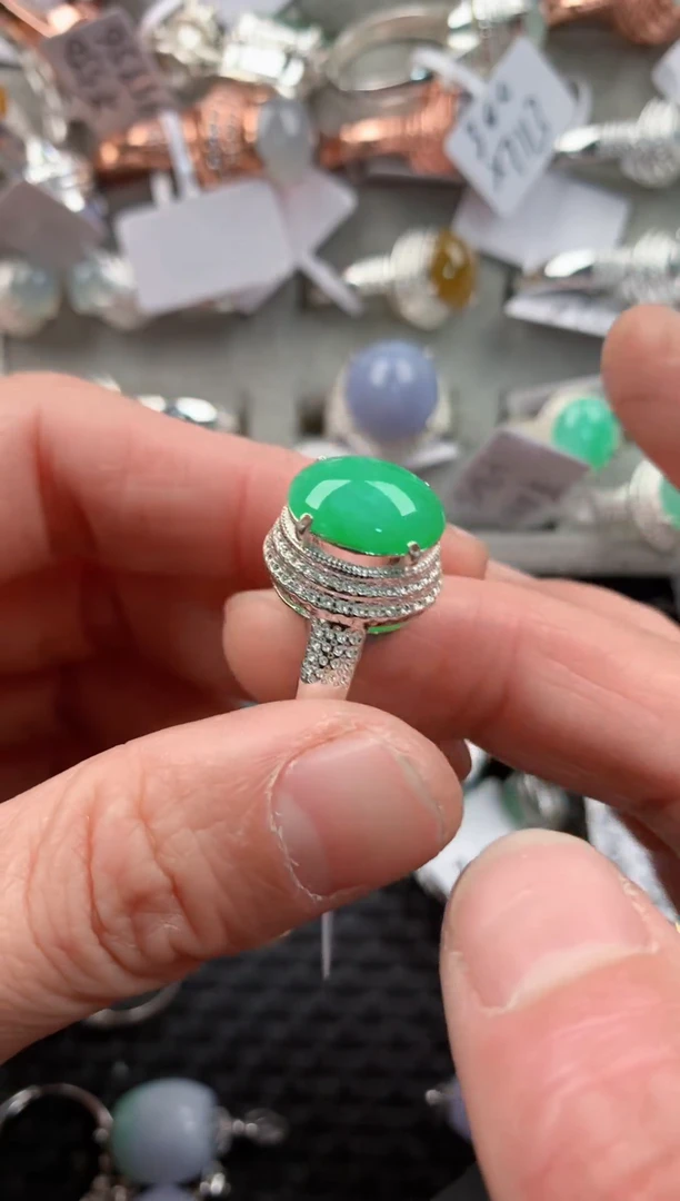 未镶嵌戒指翡翠333   85