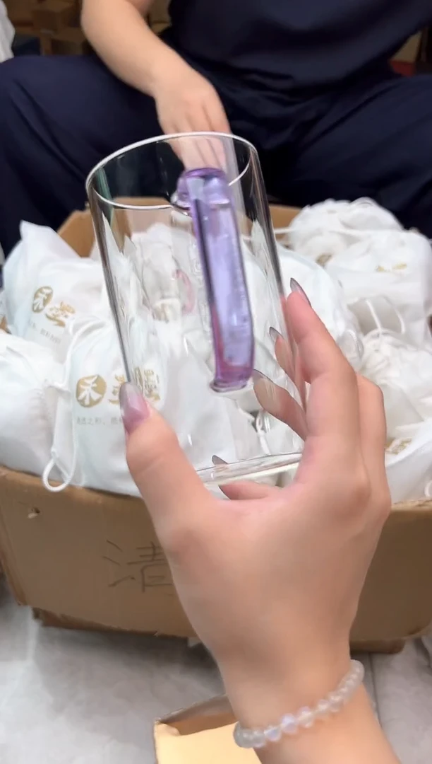禾墨绿茶杯子浅紫色