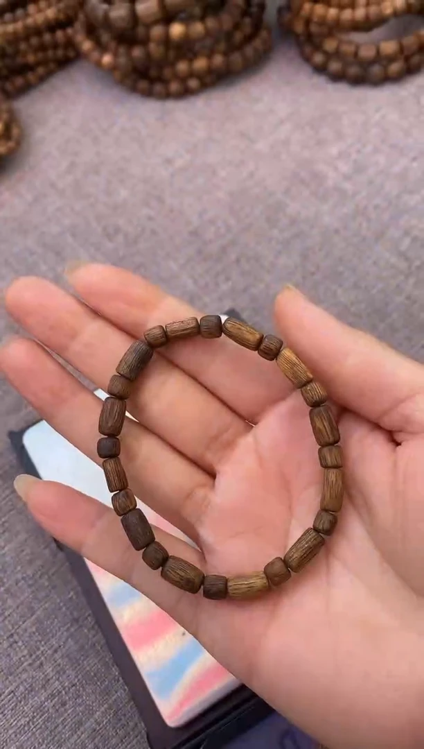 【闪购商品】沉香手串随型桶隔珠单圈棋楠手串多样性发一
