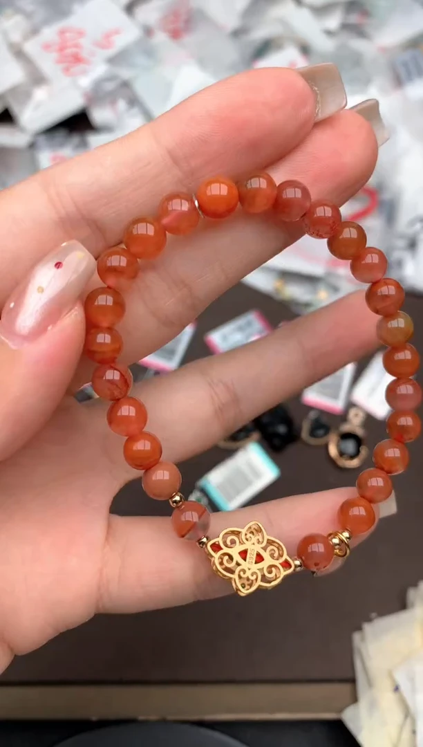 未镶嵌南红玛瑙挂件一