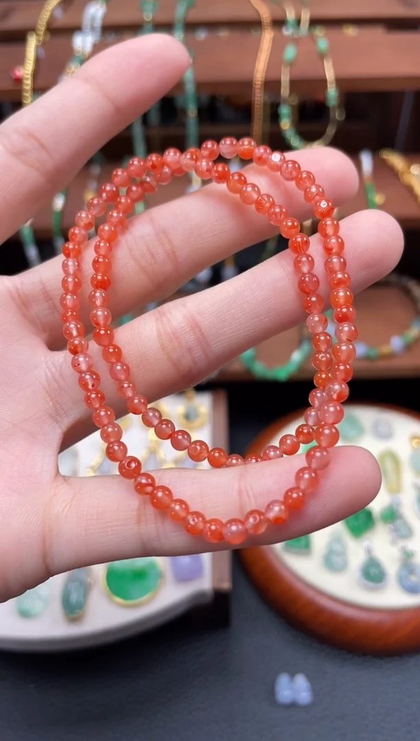 【闪购商品】南红玛瑙手串未镶嵌一个  288