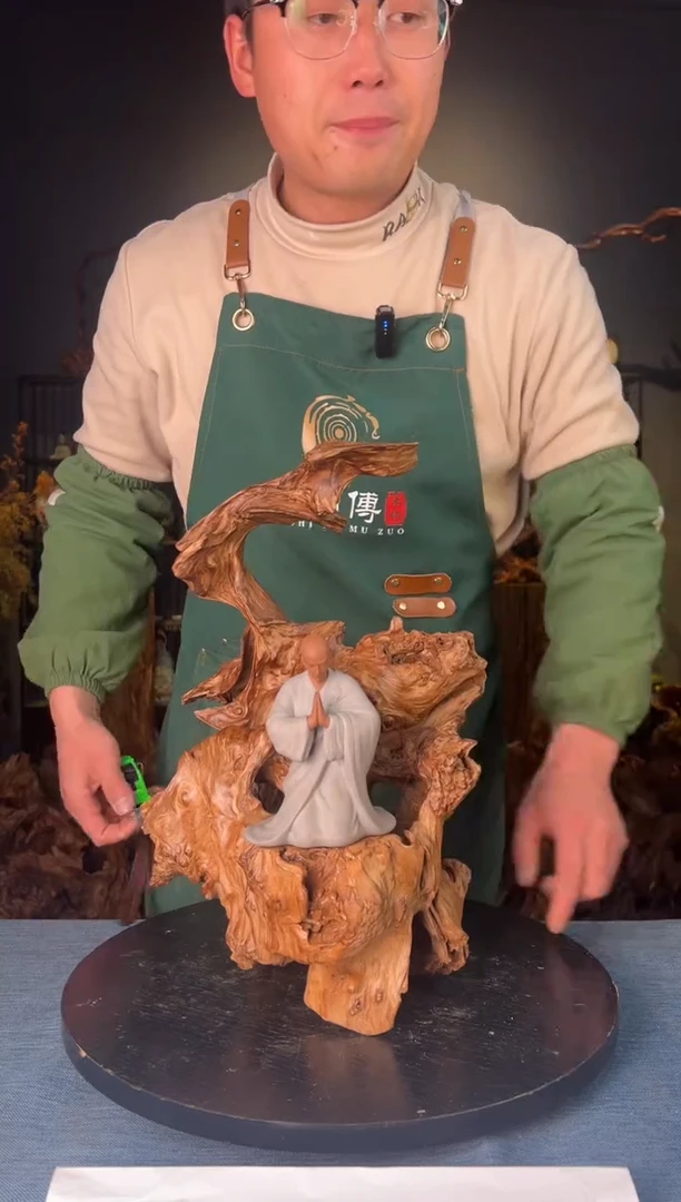【闪购商品】木卢师傅根艺作品(不包含人物摆件）