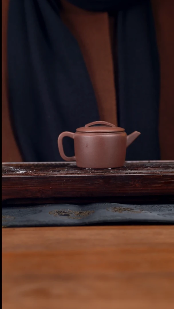 【闪购商品】紫砂茶壶160cc黄龙山原矿紫泥汉瓦35