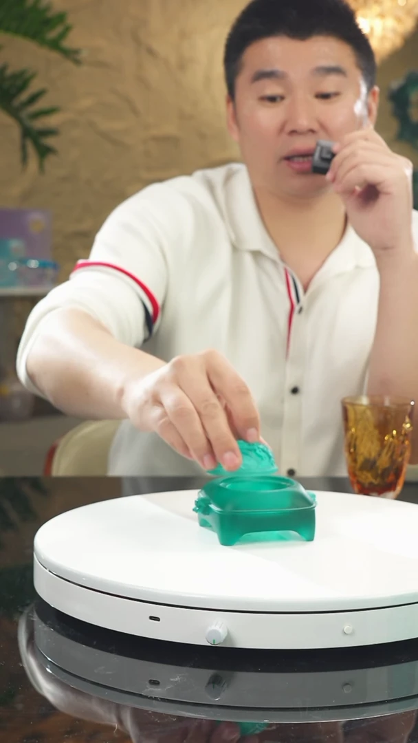 【闪购商品】瓷片福利蓝色香炉摆件