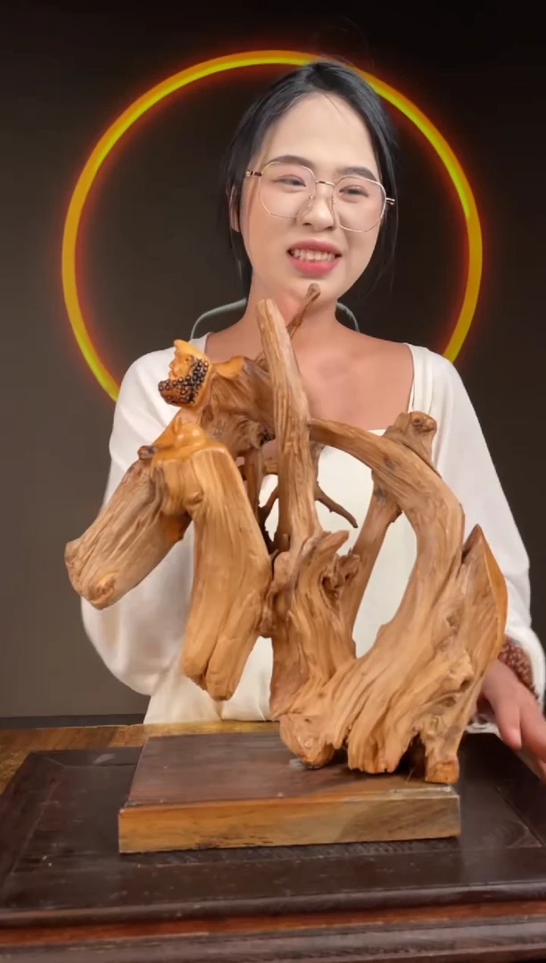 柏木（崖柏）手工摆件,先抢先得! 编号:158