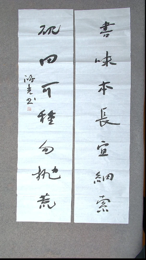 书法郭鸿光  银川八平尺138*34*2