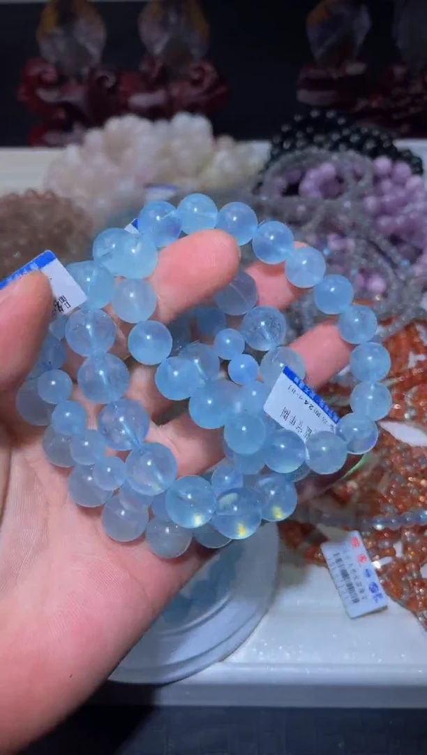 海蓝宝石手串未镶嵌L3-海蓝宝单圈-多样性发其一
