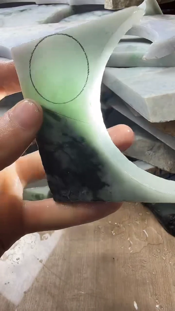 裸石翡翠天然翡翠A货花546