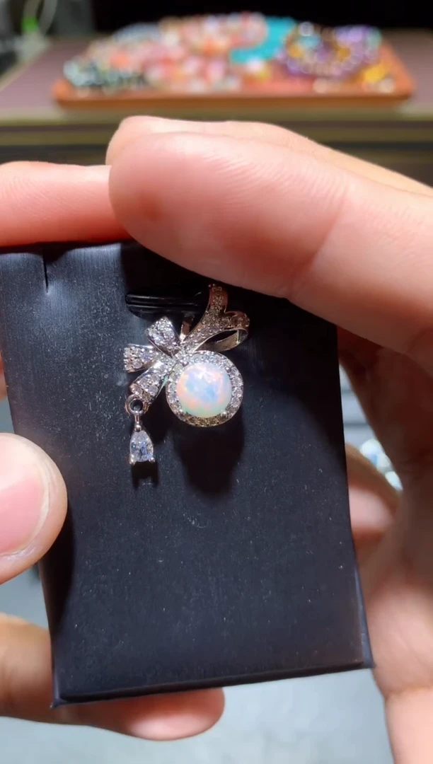 【闪购商品】欧泊颈饰未镶嵌K58【多样性发其一】