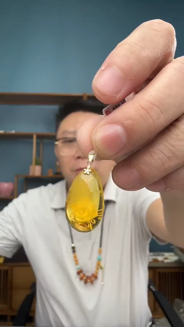 裸石琥珀未镶嵌30（有瑕介意勿拍）