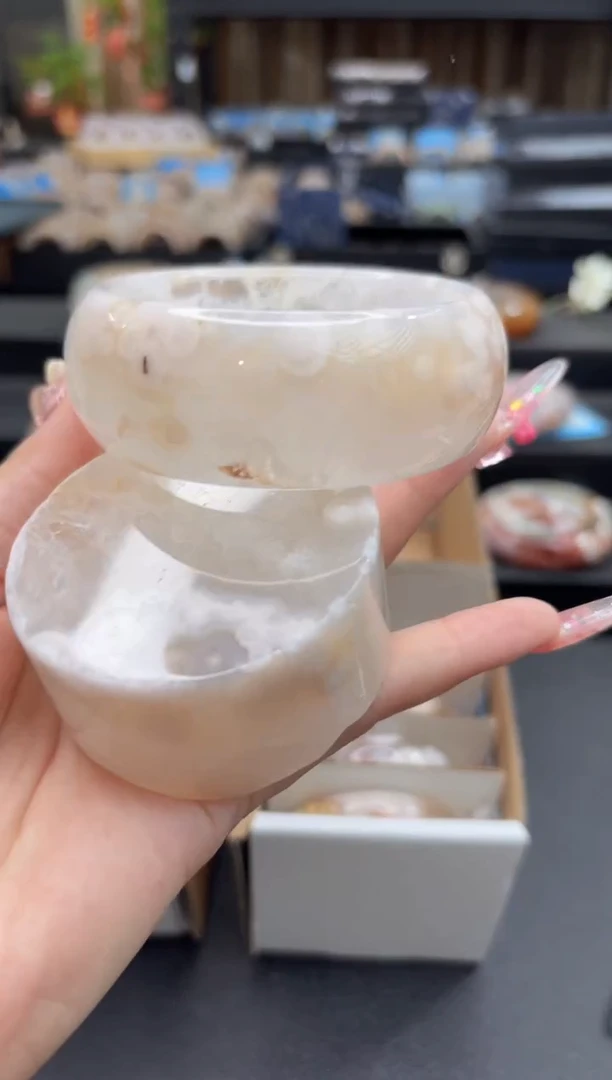 未镶嵌手镯石英质玉205(64圈赠送镯心)