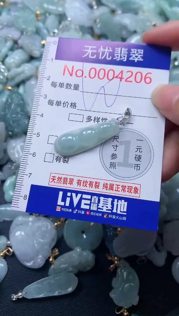 颈饰未镶嵌翡翠4206